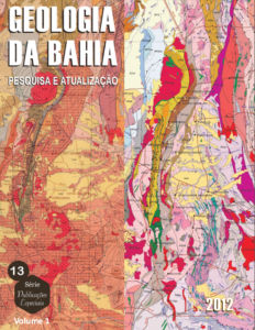 Capa de Livro: GEOLOGIA DA BAHIA: 50 ANOS DE CONTRIBUIÇÃO.