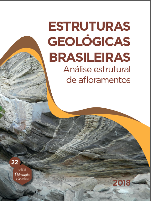 Capa de Livro: ESTRUTURAS GEOLÓGICAS BRASILEIRAS - ANÁLISE ESTRUTURAL DE AFLORAMENTOS
