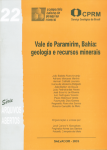 Capa de Livro: Vale do Paramirim, Bahia: geologia e recursos minerais