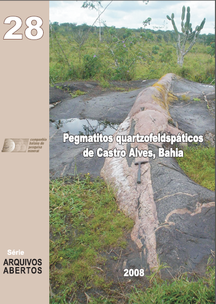 Capa de Livro: Pegmatitos quartzofeldspáticos de Castro Alves, Bahia