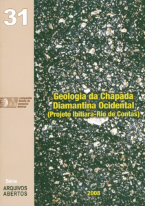Capa de Livro: Geologia da Chapada Diamantina Ocidental (Projeto Ibitiara Rio de Contas)
