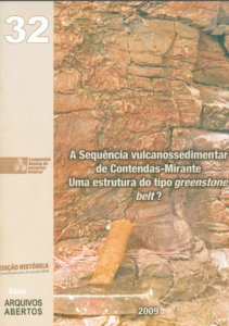 Capa de Livro: A Sequência vulcanossedimentar de Contendas-Mirante – Uma estrutura do tipo greenstone belt ?
