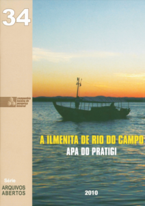 Capa de Livro: A Ilmenita de Rio do Campo – APA de Pratigi