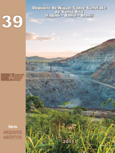 Capa de Livro: Depósito de Níquel-Cobre Sulfetado de Santa Rita Itagibá - Bahia - Brasil
