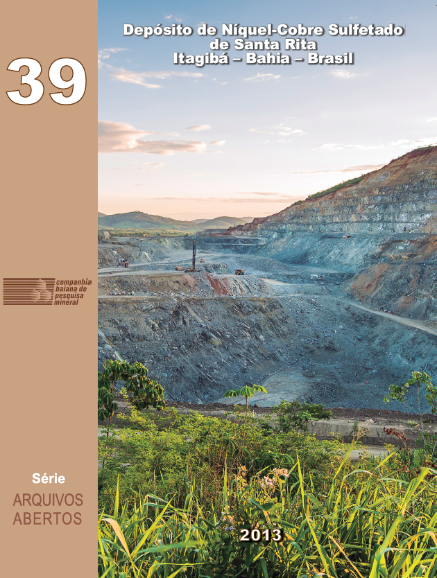 Capa de Livro: Depósito de Níquel-Cobre Sulfetado de Santa Rita Itagibá - Bahia - Brasil