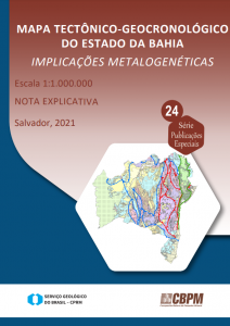 Capa de Livro: Mapa Tectônico-Geocronológico do Estado da Bahia - Implicações Metalogenéticas