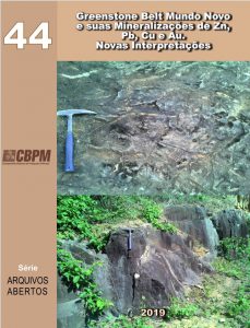 Capa de Livro: Greenstone Belt Mundo Novo e suas Mineralizações de Zn, Pb, Cu e Au. Novas Interpretações