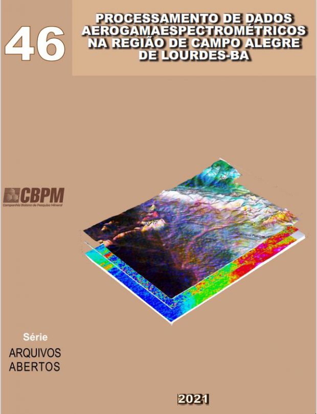 Capa de Livro: Processamento de Dados Aerogamaespectrométricos na Região de Campo Alegre de Lourdes-BA